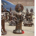 casting bronze buddha sculptures with fish statue